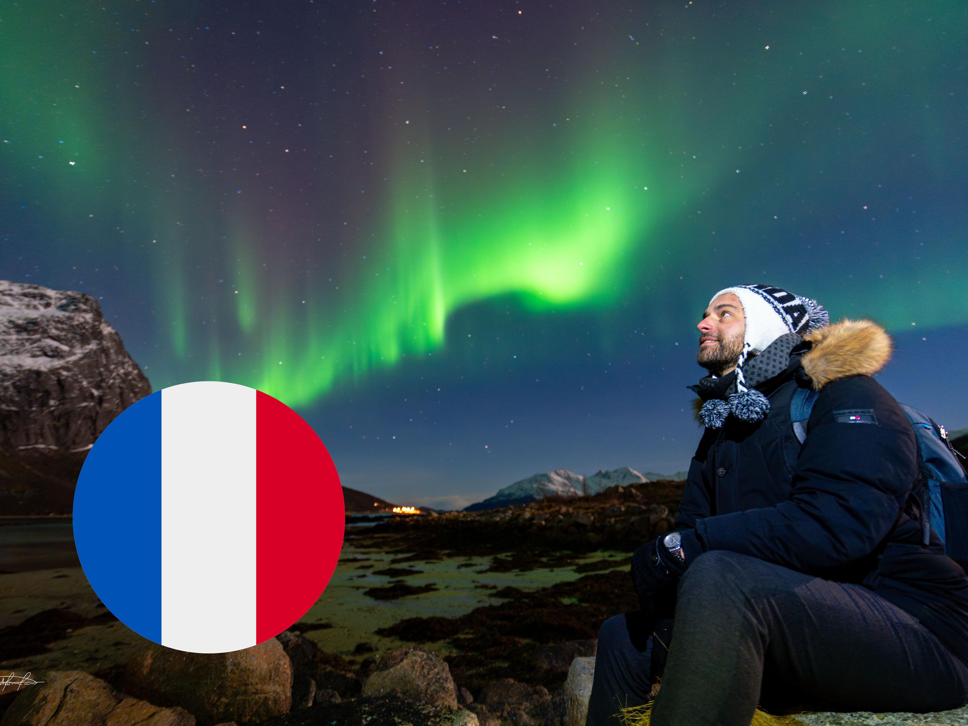 Tromsø: Northern Lights Tour with French-Speaking Expert Guides and Photos